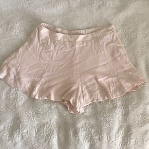 ***Blush Pink Flowy Shorts***